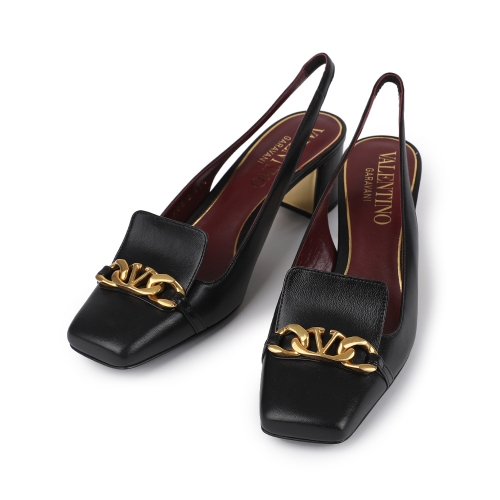 라프리마 V로고 여성 뮬 샌들 1W2S0FC2-TBF-0NO