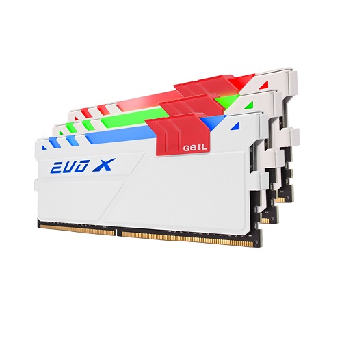 GeIL DDR4-3200 CL16 EVO X 화이트 RGB 패키지 (16GB(8Gx2))_이미지