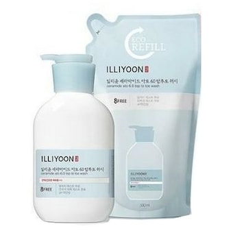 일리윤 세라마이드 아토6.0 탑투토 <b>워시</b> 500ml+리필 500ml