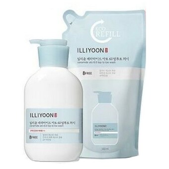 <b>일리윤</b> 세라마이드 아토6.0 탑투토 워시 500ml+리필 500ml