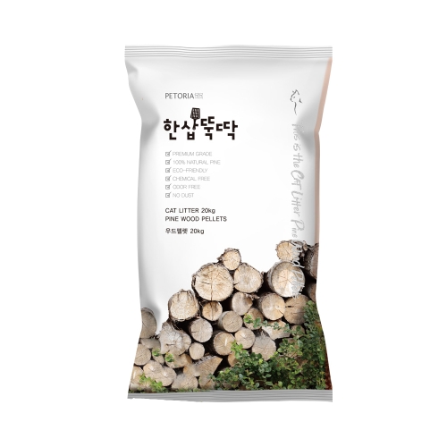 한삽뚝딱 펠렛모래 (20kg x 1개)_이미지