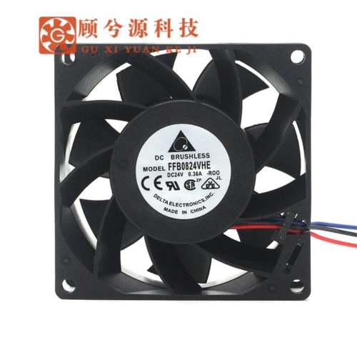 델타 새로운 FFB0924 FFB0824 EHE VHE SHE 24V 고풍량 인버터 냉각 팬_이미지