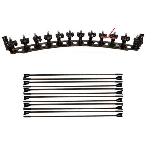 청수레저 칸2 골드 받침틀 일체형 12단