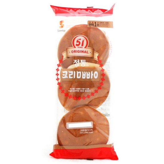 SPC삼립 정통 크림빵 3개입 225g (1개)_이미지