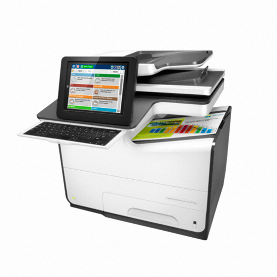 HP 페이지 와이드 엔터프라이즈 컬러 플로우 MFP 586z (G1W41A) (기본토너)