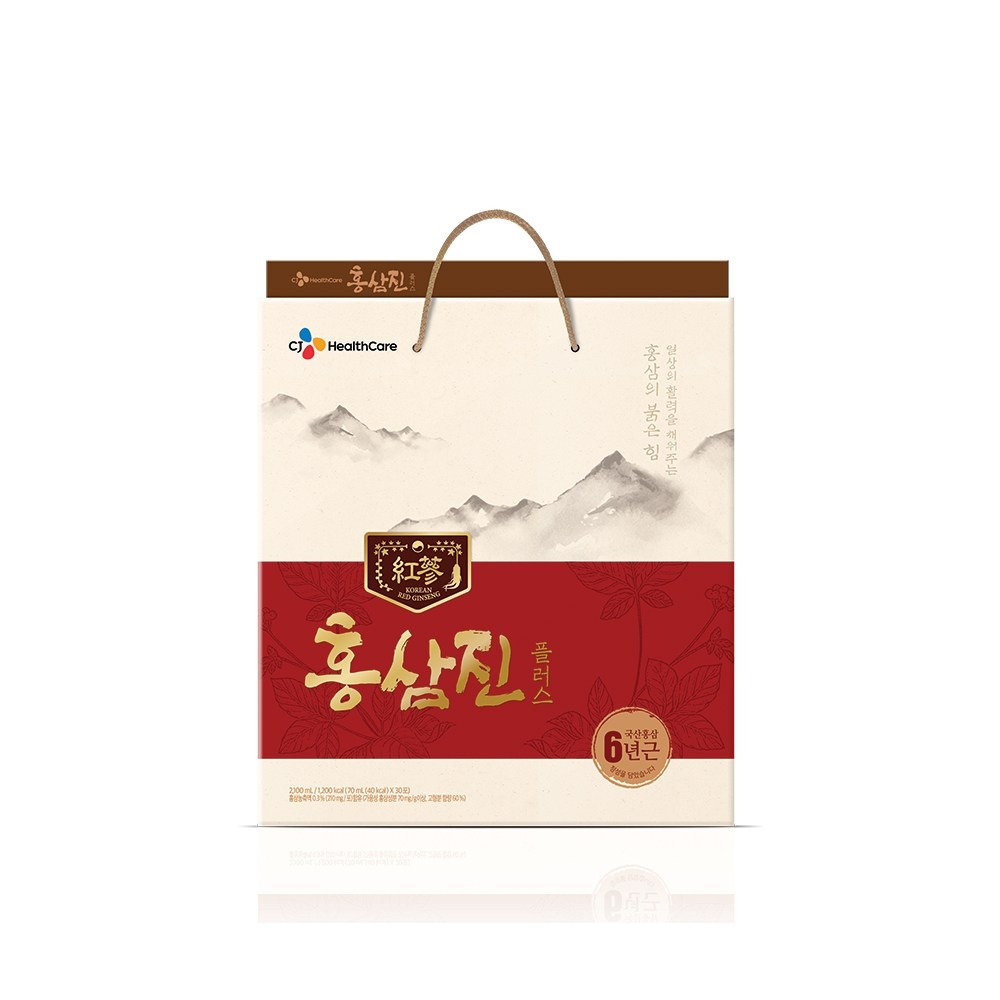  뉴틴 홍삼진 플러스 70ml 30포 [4개]