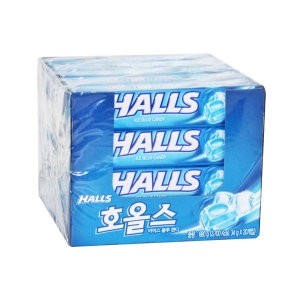 호올스 홀스 아이스 블루 1곽 20개입 /HALLS/목캔디