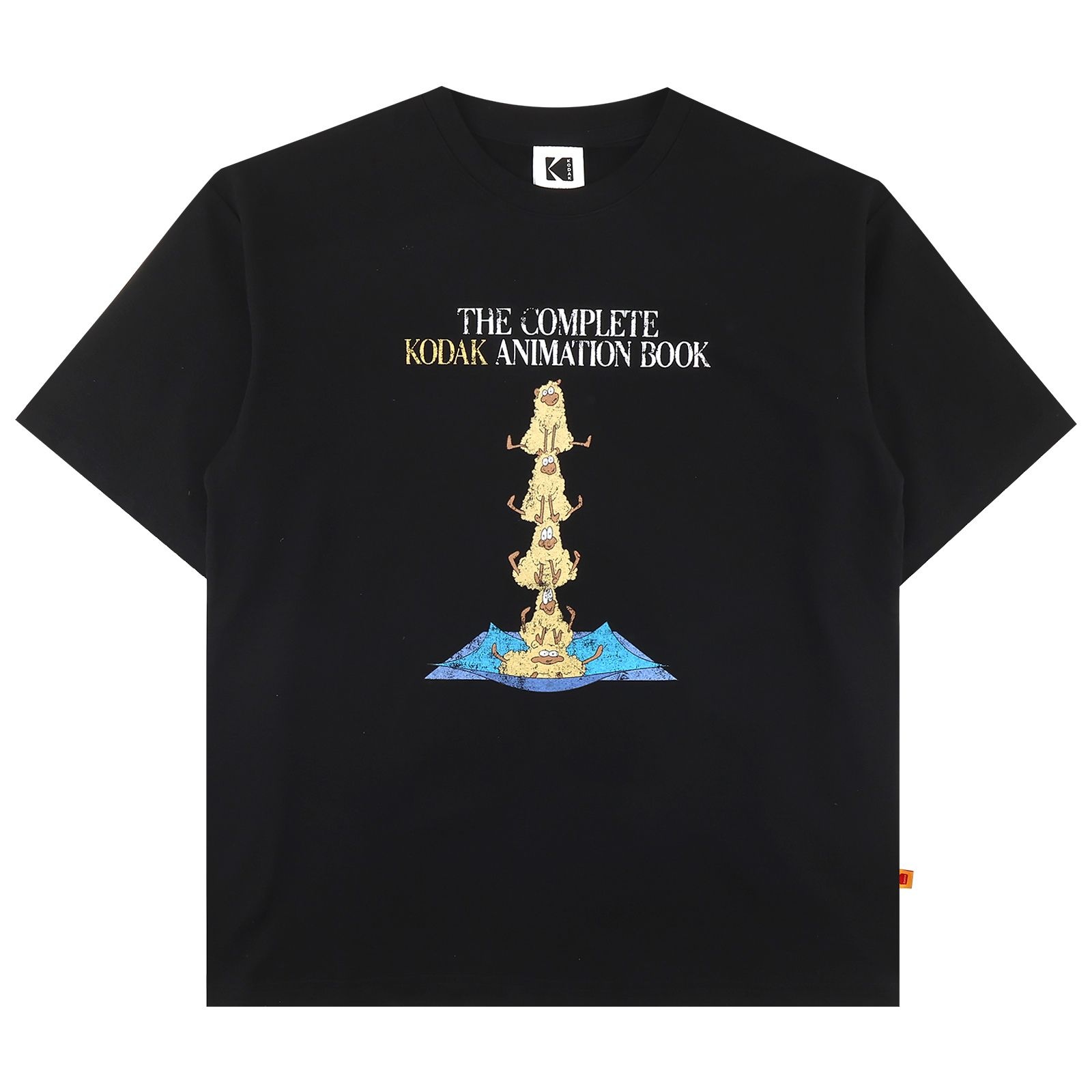 소로나 애니매이션 그래픽 반팔 티셔츠 K6223LRS60BLK