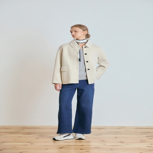 캐리스노트 여밈 장식 핸드메이드 자켓 CNEWHK001_이미지