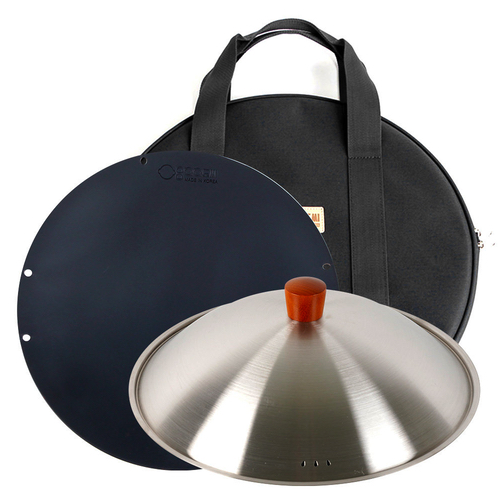 800도씨 무쇠 캠핑 그리들 세트 (39cm)