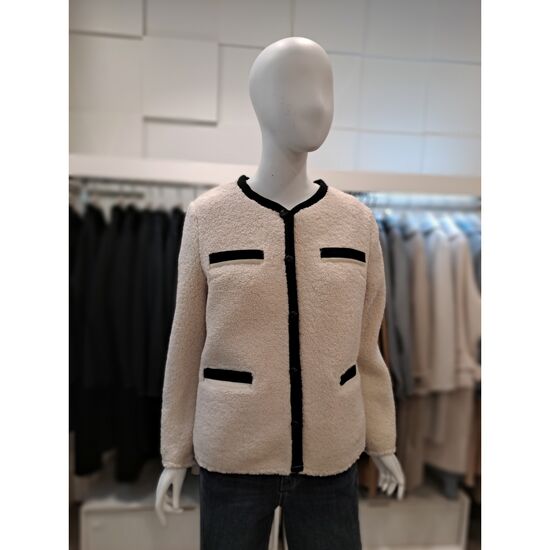 비지트인뉴욕 니트배색 덤블링자켓 VXADB71