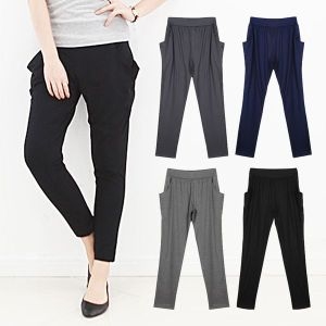  리빌모아 여자 트레이닝 사이드포켓 밴딩 배기 바지 SDW-PTA-SDK05