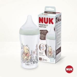 누크 퍼펙트매치 디즈니 푸 젖병 260ml (1개)_이미지