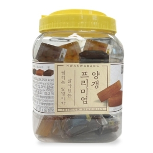 화과방 프리미엄 양갱1.6kg 4가지맛 유자/흑임자/군고구마/팥_이미지