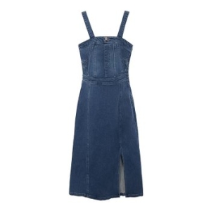 여성 뷔스티에 데님 원피스 미디엄블루 YO2D6752