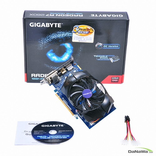 GIGABYTE 라데온 R7 260X UD2 D5 1GB Triangle Cool_이미지