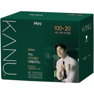 동서식품 카누 디카페인 아메리카노 미니 120개입 (2개)