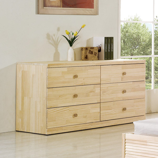 아이앤 루나미송 3단 와이드 서랍장 1400_이미지