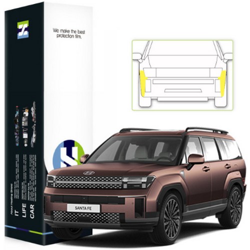 힐링쉴드 프론트범퍼 PPF 보호필름 현대 디올뉴 싼타페 MX5 전용_이미지