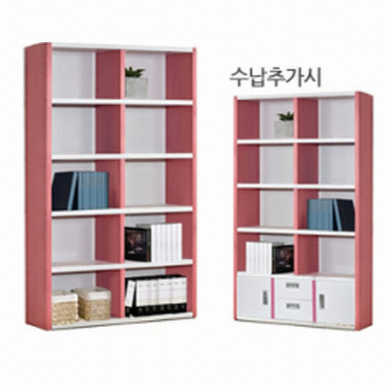 라레스가구 엘레나 5단 와이드 책장 1200_이미지