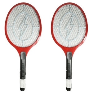 아이엠듀 1+1 투버튼 전기 모기채 LTD-001 건전지 파리채