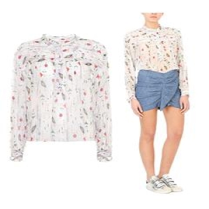 ���ں����� ETOILE EMANA ��ũ ����콺 ECRU HT1110-18P029E