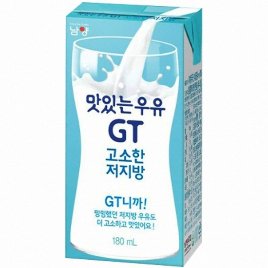 남양유업 맛있는우유 GT 고소한 저지방우유 180ml