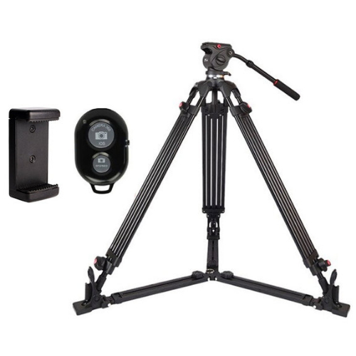 주닉스 HDV-5000EX 삼각대 (스마트폰홀더+리모컨+헤드)_이미지