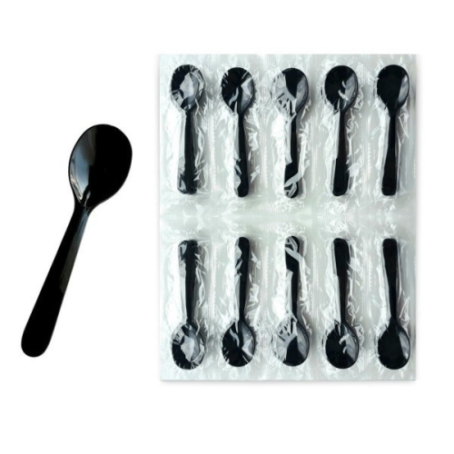 생활을그리다 개별포장 블랙 미니미니 스푼 8.5cm (1000개)