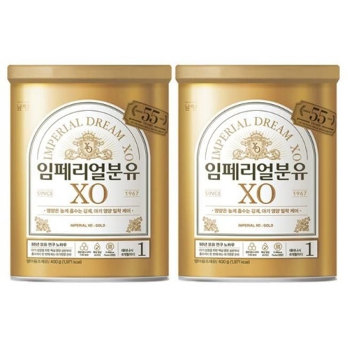남양유업 임페리얼 XO 분유 1단계 400g이미지입니다. 누르면 해당 게시물로 새창이동합니다.