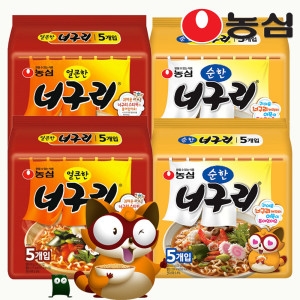 너구리 얼큰한 맛 멀티 2봉+ 순한맛 멀티 2봉