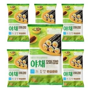 풀무원 꼬마 야채김밥 124g (6개)_이미지