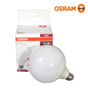 오스람  LED 숏타입 볼전구 주광색 15W