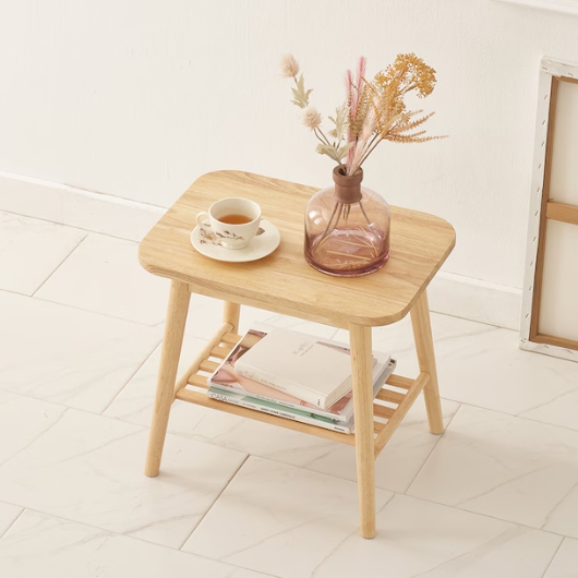 엘라 원목 침대 협탁 500