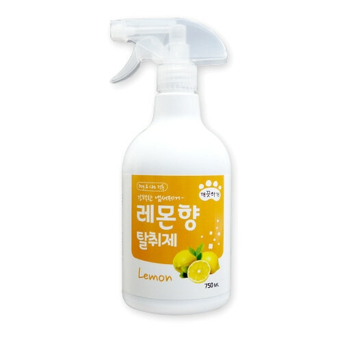 인터펫코리아 깨끗하개 레몬향 탈취제 750ml (1개)_이미지