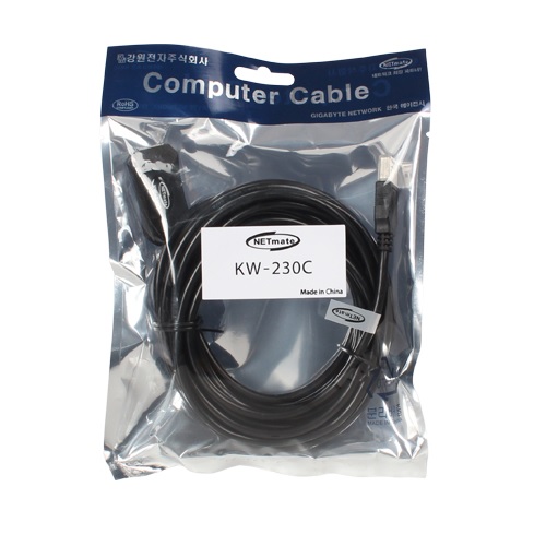 강원전자 NETmate Terminus USB 2.0 무전원 리피터 케이블 (KW-230C, 5m)_이미지
