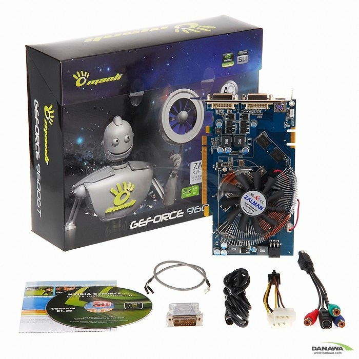 MANLI 지포스 9600GT 512MB 잘만 AlCu_이미지