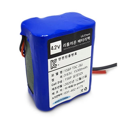이파워 1S 6P 4.2V 2600mAh 26J 배터리팩_이미지