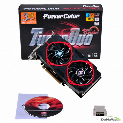 PowerColor 라데온 HD 7790 O.C D5 1GB TurboDuo KPC_이미지