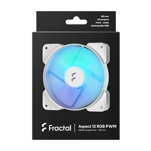 Fractal Design Aspect 12 RGB PWM (화이트)_이미지