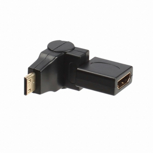 강원전자 NETmate HDMI to Mini HDMI 360도 회전 젠더 (NM-HG17)_이미지