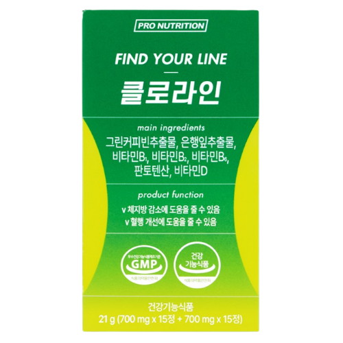 프로뉴트리션 클로라인 30정 (1개)_이미지
