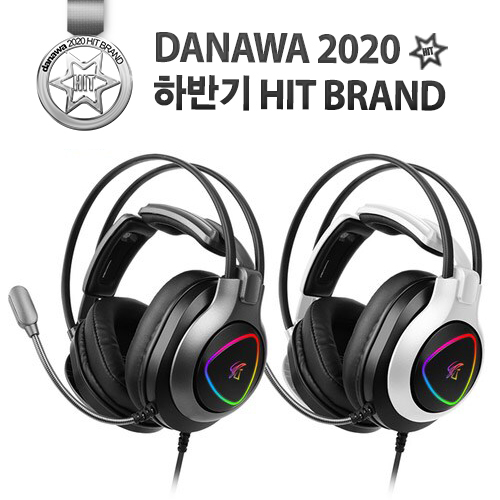 앱코 HACKER N950 하드웨어 EQ 가상 7.1채널 RGB 진동 게이밍 헤드셋