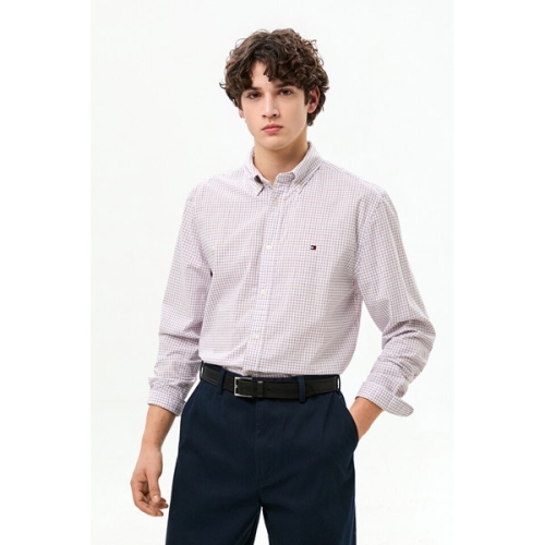 타미힐피거 종합관 남성 코어 태터솔 포플린 셔츠 T12G0WSH016MT1 0QJ_이미지