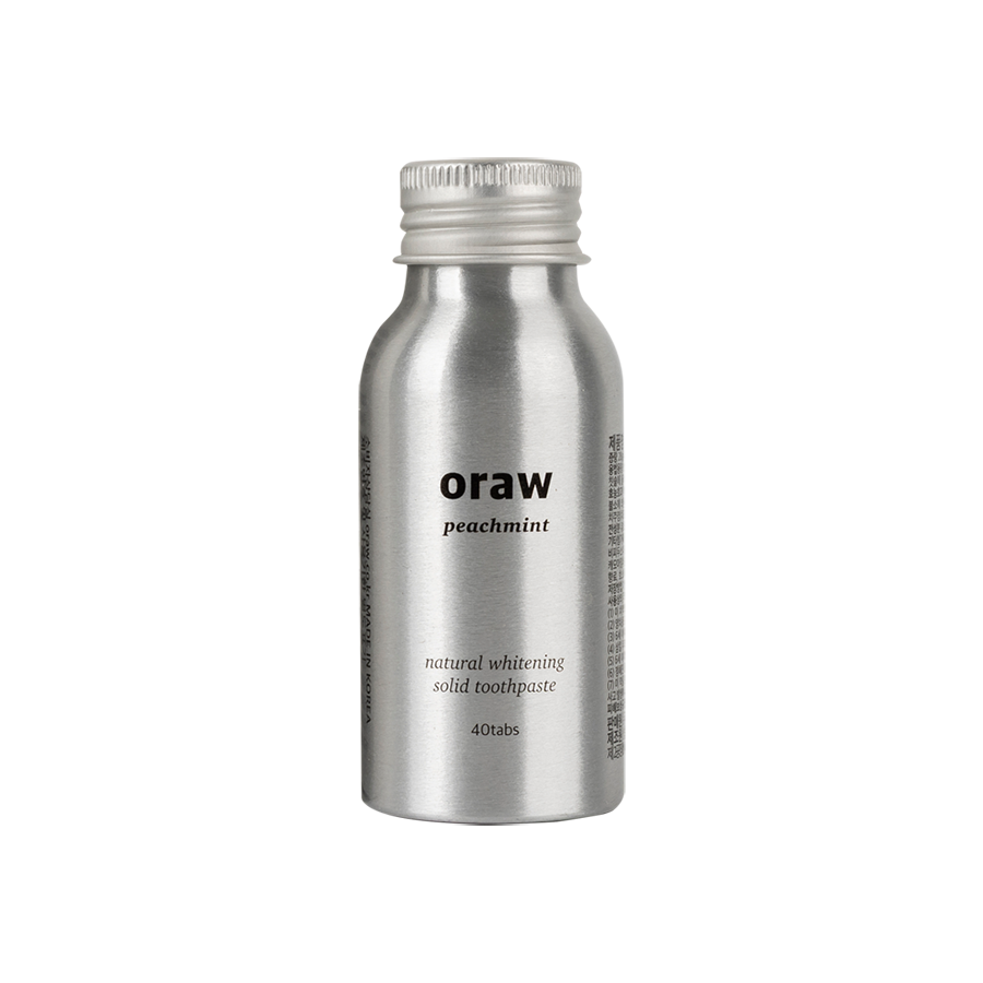 성원제약 오로우 복숭아민트 고체치약 40정 (4개)_이미지