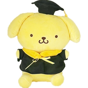 산리오 학사모 졸업 인형 35cm 폼폼푸린