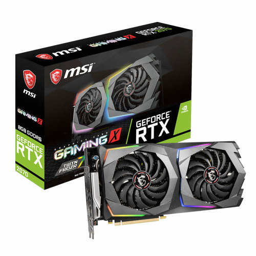 MSI 지포스 RTX 2070 게이밍 X D6 8GB 트윈프로져7