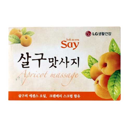 세이 살구 마사지 비누 100g (4개)_이미지