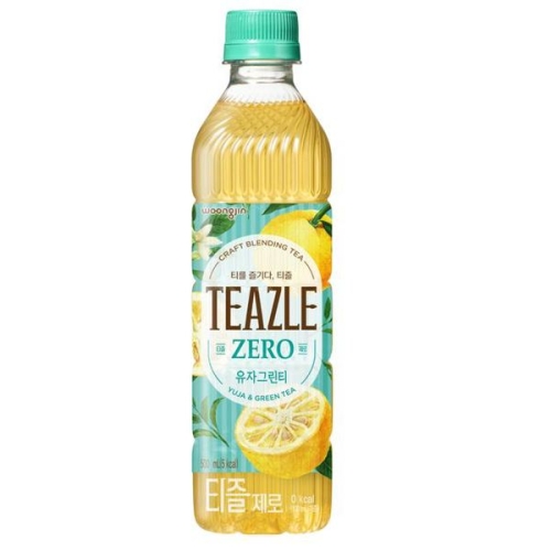 웅진식품 티즐 제로 유자그린티 500ml (1개)_이미지