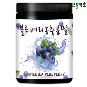 블루베리농축가루 300gx1통 미국산 블루베리 농축